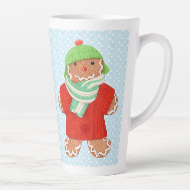 Taza De Café Latte WOOLIE GINGERBREAD Tall Latte Mug (Derecha)