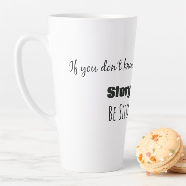 Taza De Café Latte Words of Wisdom Latte Mok (In situ)