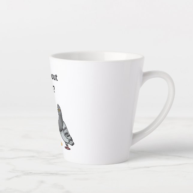 Taza De Café Latte ¿Y el pan? (Derecha)