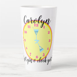 Taza De Café Latte ¿Ya es ginebra? Grande personalizado