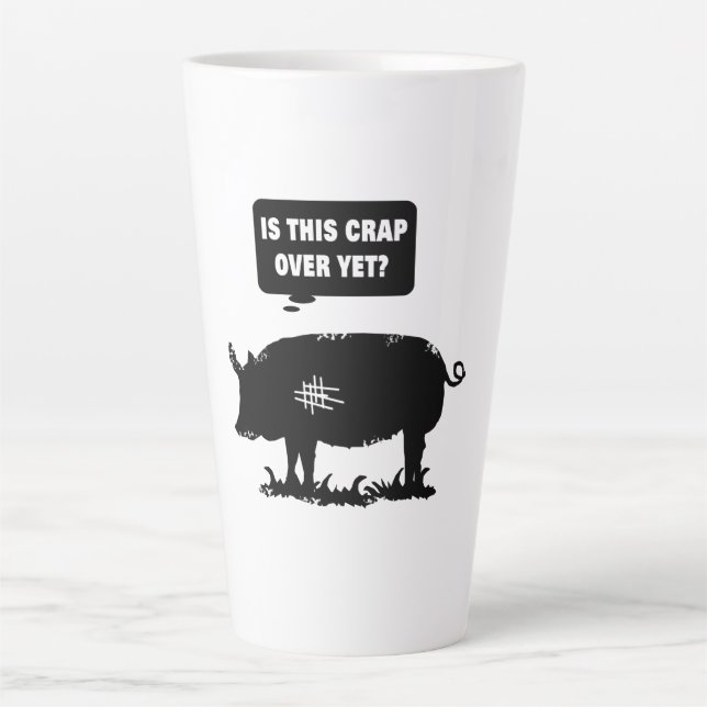 Taza De Café Latte ¿Ya Se Acabó Esto? (Anverso)