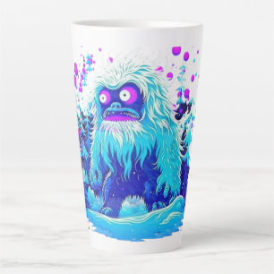 Taza De Café Latte Yeti Winter Wonderland