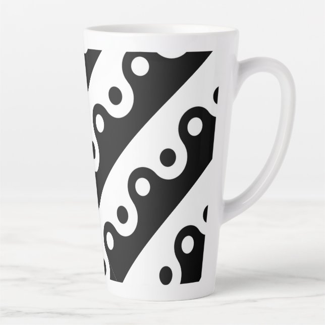Taza De Café Latte Yin yang (Derecha)