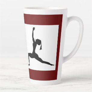 Taza De Café Latte Yoga Lover