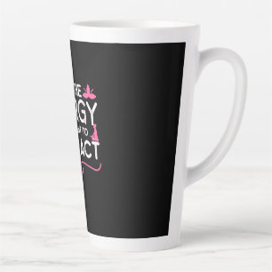 Taza De Café Latte Yoga Lover Sea La Energía Que Desee Atraer