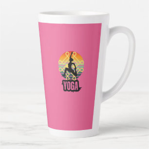 Taza De Café Latte Yoga, paz interior