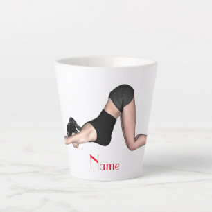 Taza De Café Latte Yoga Poses Thunder_Cove