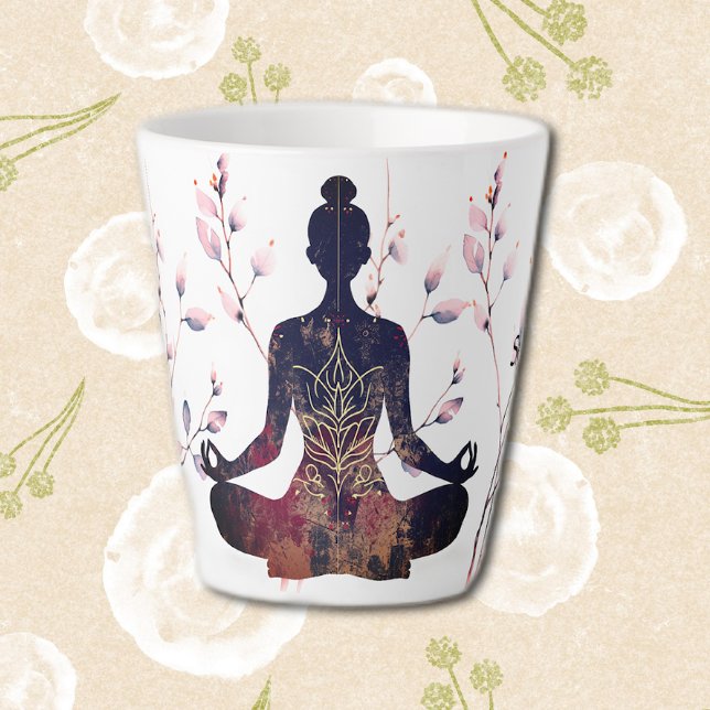 Taza De Café Latte Yogi World Latte Mug (Subido por el creador)