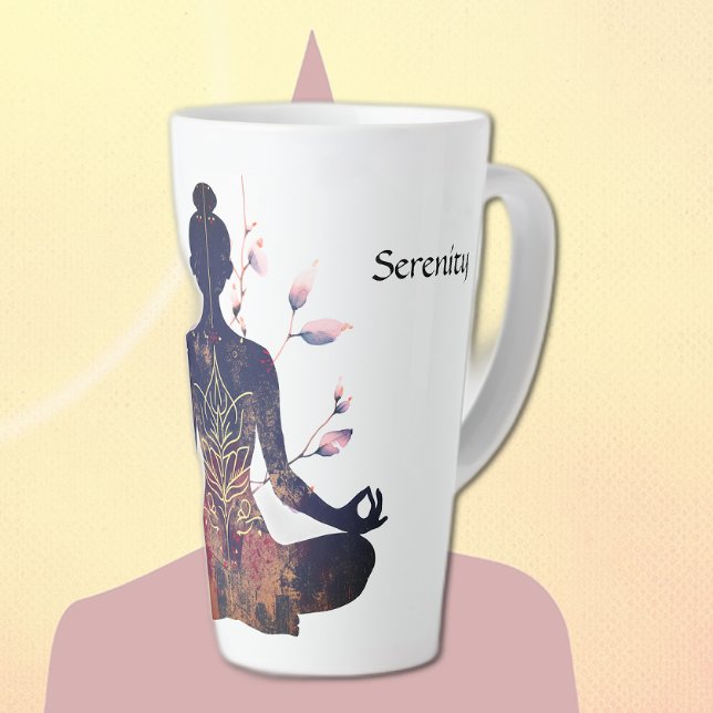 Taza De Café Latte Yogi World Latte Mug (Subido por el creador)