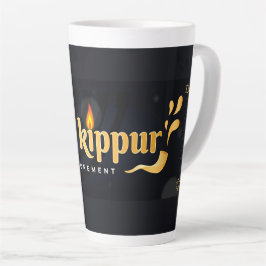 Taza De Café Latte Yom Kippur Latte Mug