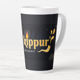 Taza De Café Latte Yom Kippur Latte Mug