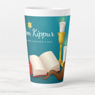 Taza De Café Latte Yom Kippur Latte Mug