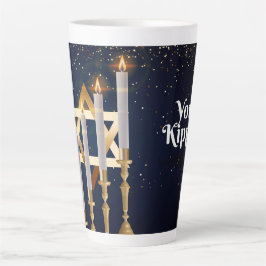 Taza De Café Latte Yom Kippur Latte Mug