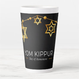 Taza De Café Latte Yom Kippur Latte Mug