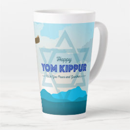 Taza De Café Latte Yom Kippur Latte Mug