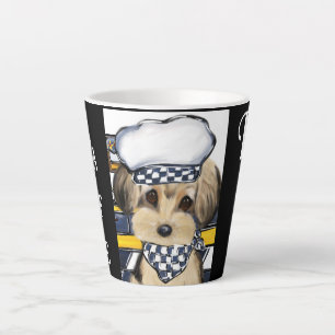 TAZA DE CAFÉ LATTE YORKIE POO