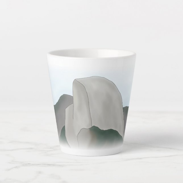 Taza De Café Latte Yosemite Mug, Copa Nacional de Café de Parque (Anverso)