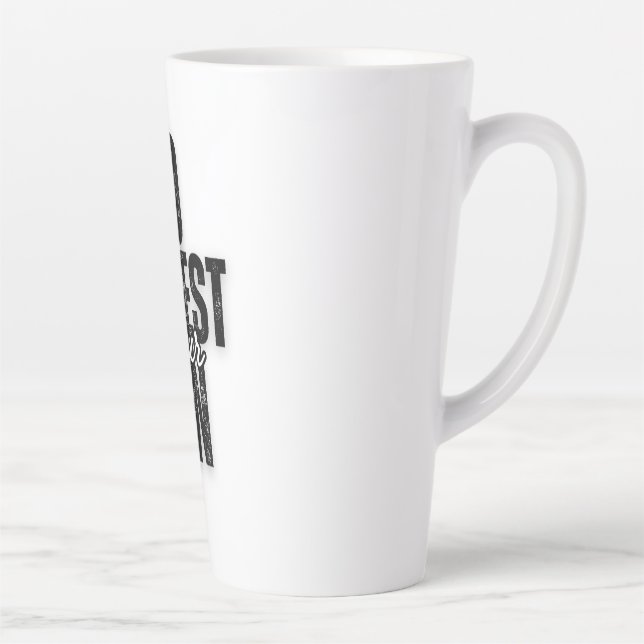 Taza De Café Latte Your Script on Black (Derecha)