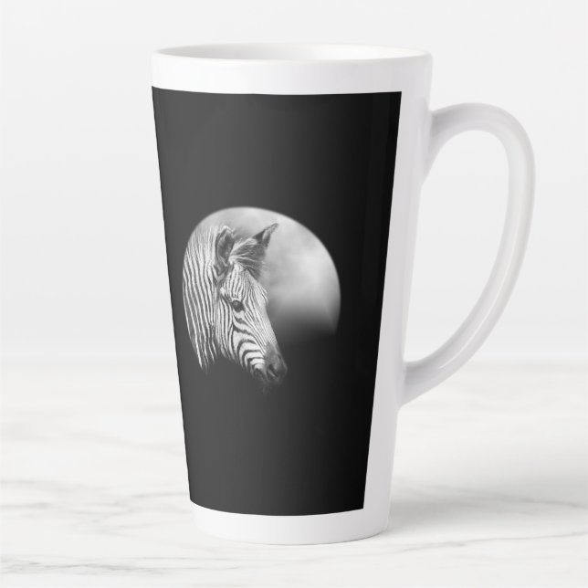 Taza De Café Latte Zebra Foal (Derecha)