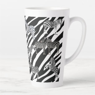 Taza De Café Latte Zebra Latte Mug