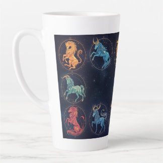 Taza De Café Latte Zodiac Sign Latte Mug