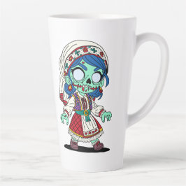 Taza De Café Latte Zombi Turco Lindo