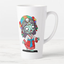 Taza De Café Latte Zombie coreano lindo