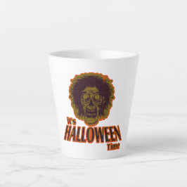 Taza De Café Latte ZOMBIE HEAD Es Halloween
