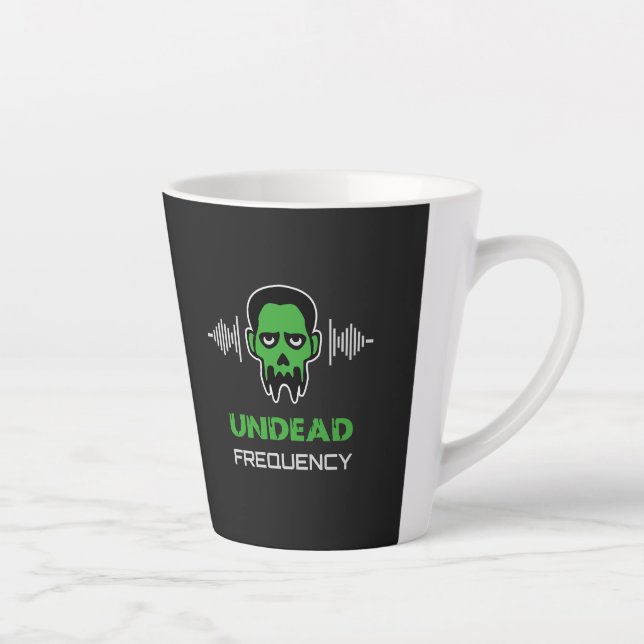 Taza De Café Latte Zombie Techno Rave (Derecha)