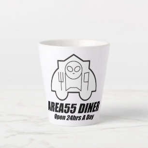 Taza De Café Latte ZONA DE COMIDA Espacial55 CENA