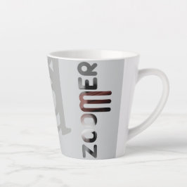 Taza De Café Latte ZOOMER Latte Mug Resumen Decoración del interior d