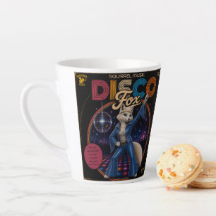 Taza De Café Latte Zorra Disco