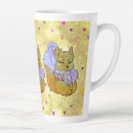 Taza De Café Latte Zorro llamado Dice