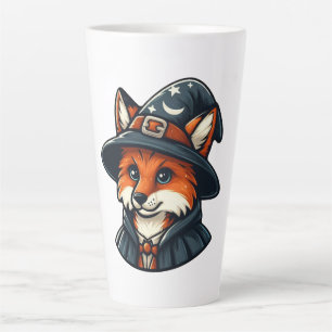 Taza De Café Latte Zorro mágico - Fantasía asistente