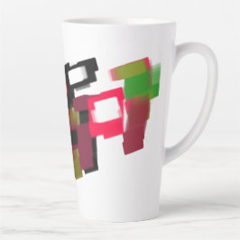 Taza De Café Latte Zorro otoño jugando
