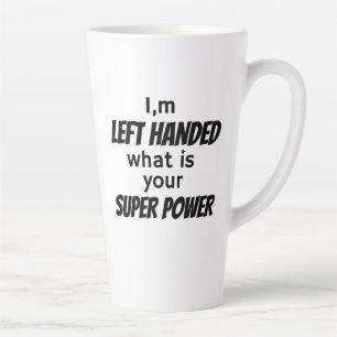 Taza De Café Latte Zurdo/a