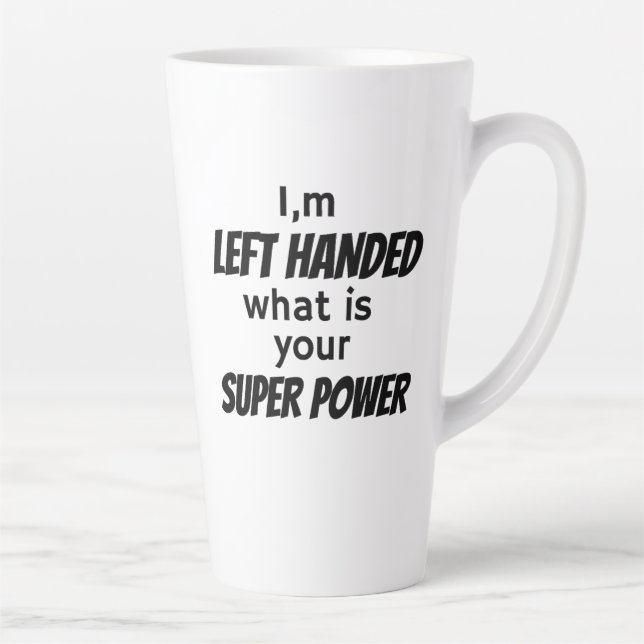 Taza De Café Latte Zurdo/a   (Derecha)
