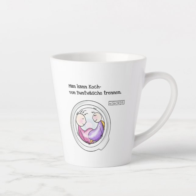 Taza De Café Latte Zusammen Motivation Mug Gute Laune Tasse (Derecha)