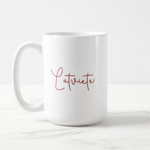 Taza De Café Latviete