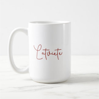 Taza De Café Latviete