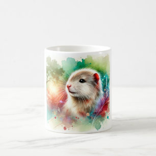 Taza De Café Laucha 300824AREF150 - Watercolor