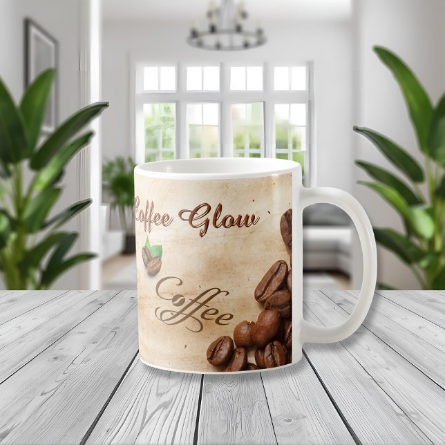 Taza De Café Laura’s Cozy Coffee Glow Mug Design (Subido por el creador)