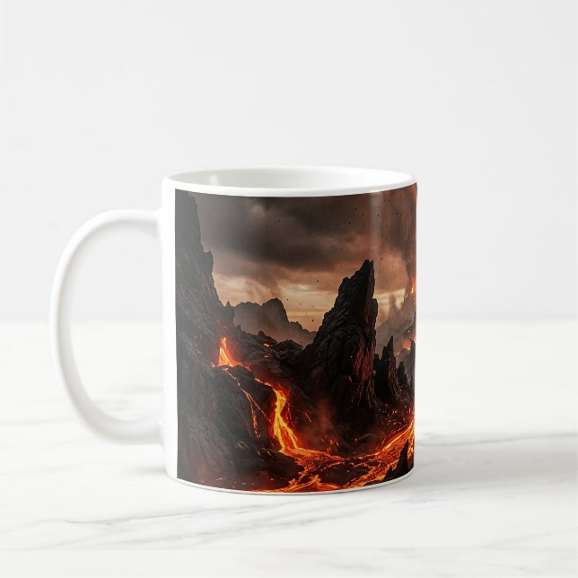 Taza De Café Lava Volcánica (Izquierda)