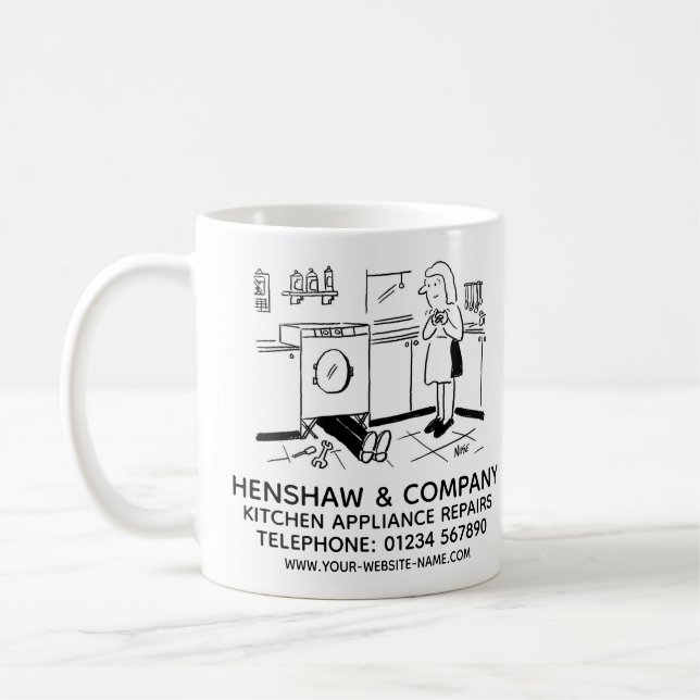 Taza De Café Lavadora Repara la Promoción (Izquierda)