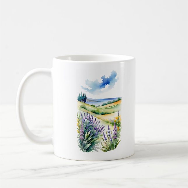 Taza De Café lavanda (Izquierda)