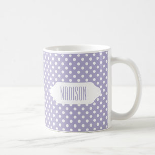 Taza De Café Lavanda cósmica/taza púrpura del personalizado d