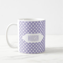 Taza De Café Lavanda cósmica/taza púrpura del personalizado de