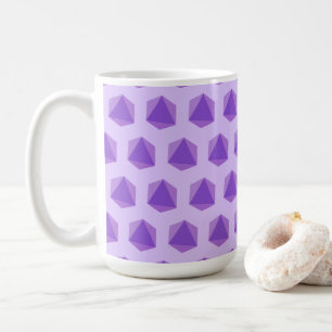 Taza De Café Lavanda de dados gráficos