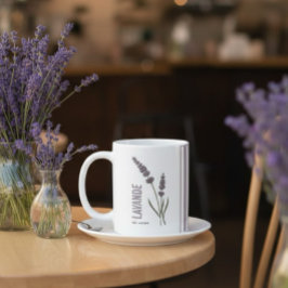 Taza De Café Lavanda este. Naturaleza