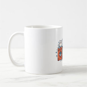 Taza De Café Lavandería embrujada, fantasma lindo de Halloween